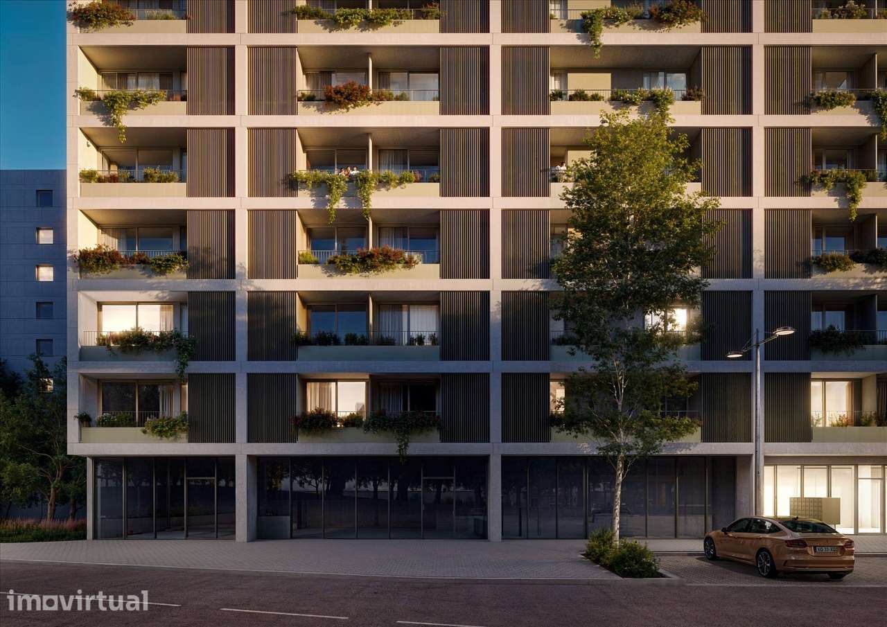Apartamento T1 com Varanda no The Urban Yard | Jardins da Arrábida - Grande imagem: 3/11