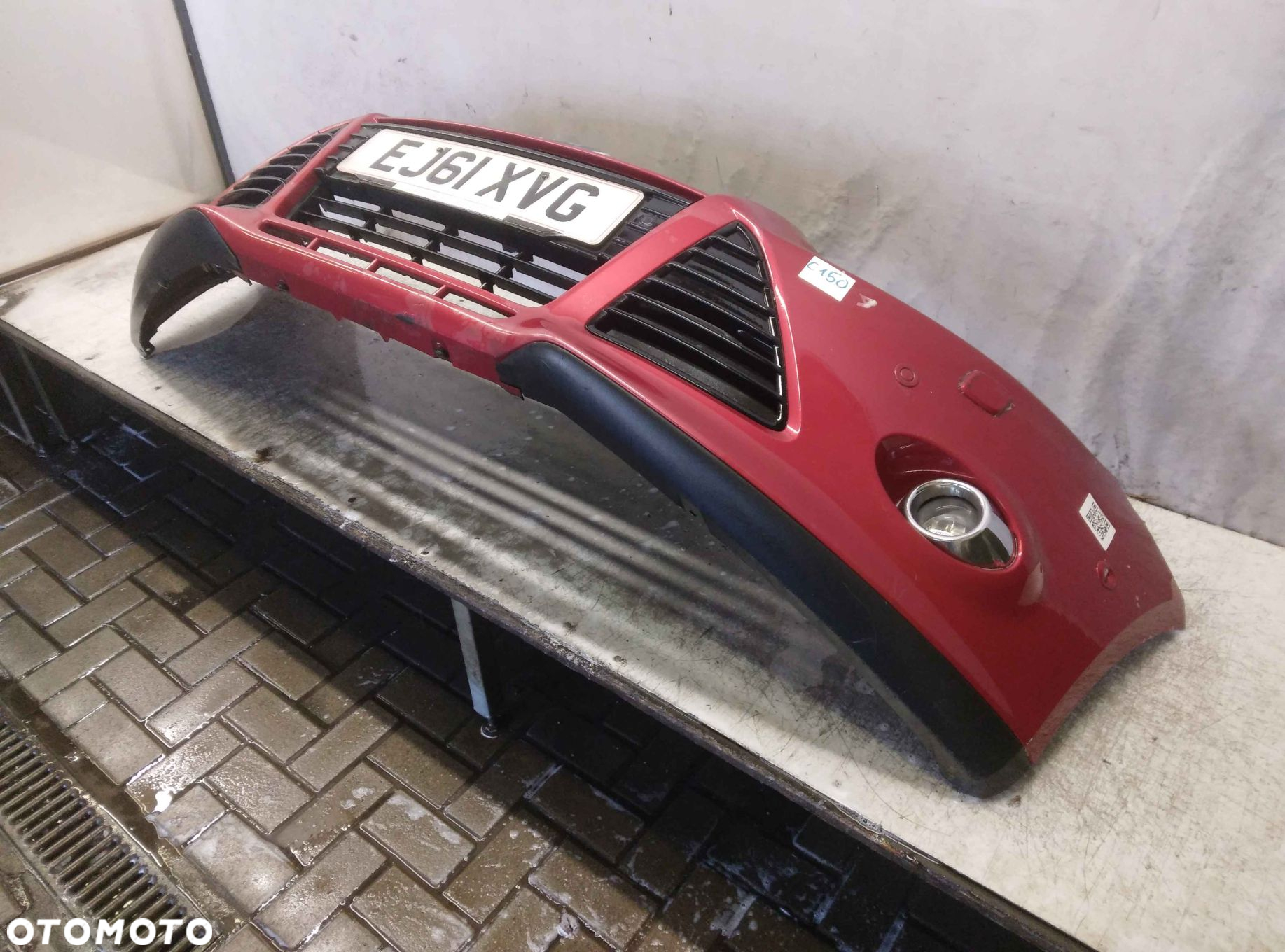 ^ ZDERZAK PRZÓD PRZEDNI FORD FOCUS MK.3 3 III TITANIUM UB BORDO BORDOWY PDC CZUJNIKI SPRYSKIWACZE LAMP XENON HALOGENY - 2