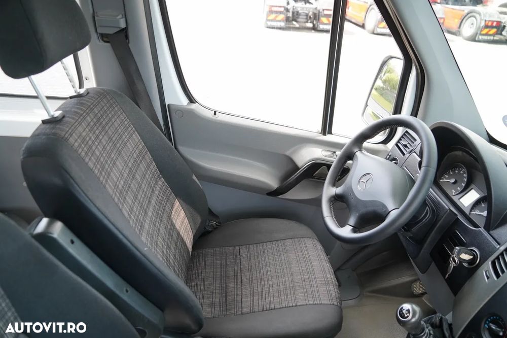Mercedes-Benz SPRINTER 516 CDI / BASCULĂ DIN OȚEL - 3,5 M / CAMION BASCULĂ DIN OȚEL - 7 LOCURI / DOUĂ LOCURI / MANUALĂ / IMPORTATĂ - 25