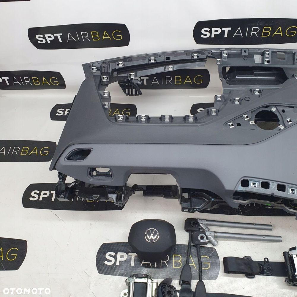 VW ID.3 ID 3 ID3 DESKA ROZDZIELCZA KONSOLA KOKPIT PULPIT PODUSZKI AIRBAG AIR BAG PASY KIT SET - 2