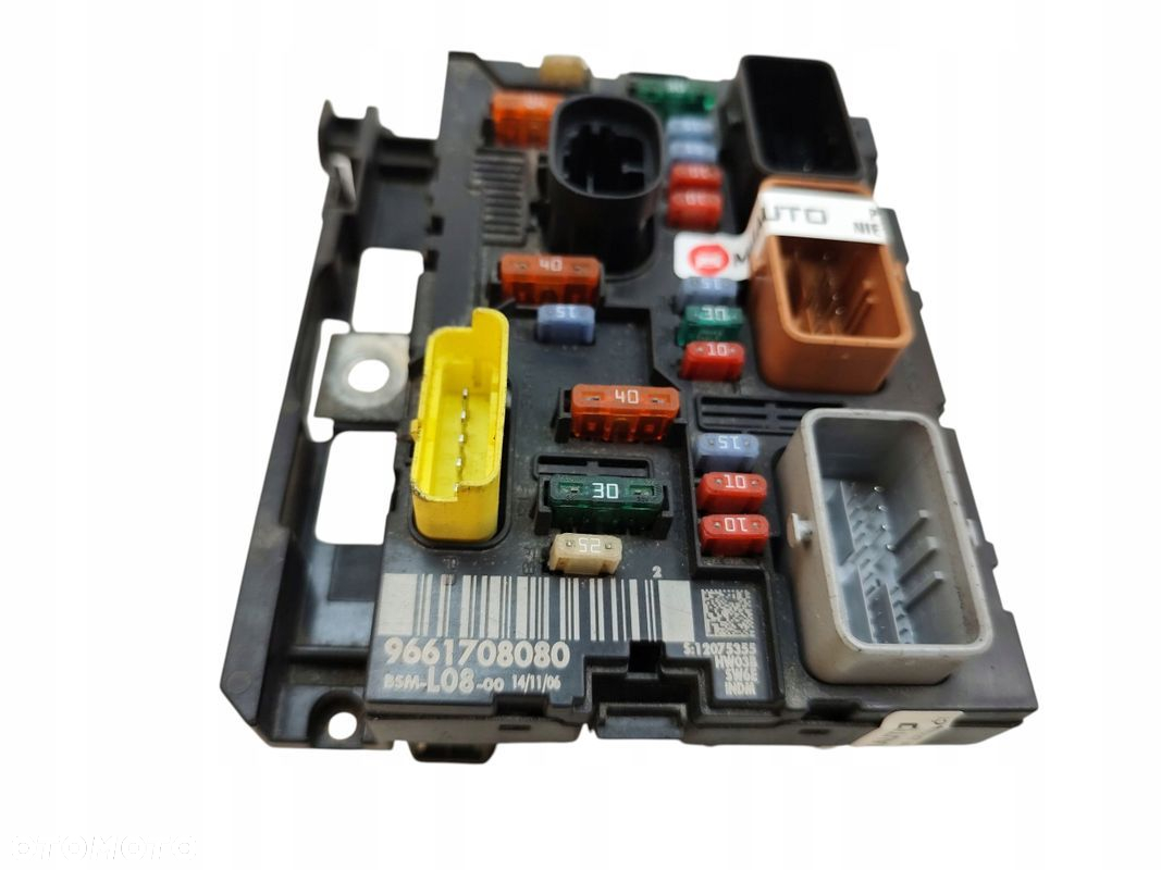 MODUŁ SKRZYNKA BEZPIECZNIKÓW BSM CITROEN C4 PICASSO I 9661708080 L08 - 3