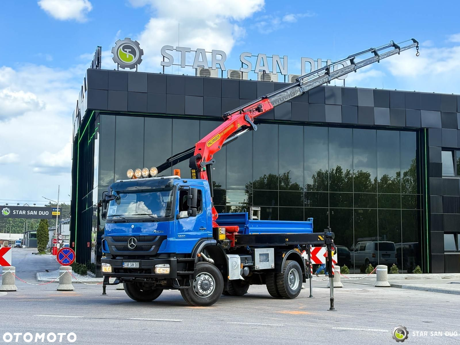 Mercedes-Benz AXOR 1833 4x4 Palfinger PK 22002 EH Żuraw Wciągarka Wywrotka - 5