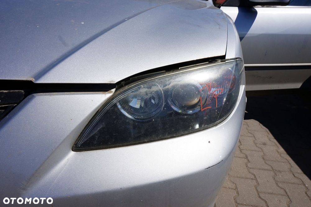 MASKA ZDERZAK BŁOTNIKI LAMPY 3 I BK 22V  MAZDA 2003-2006 SREBRNY PRZÓD KOMPLETNY - 28