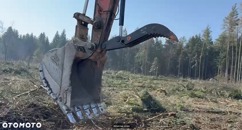 NOWY Hard Life- Kciuk pazur chwytak wyburzeniowy łapa dociskowa do koparki fi80mm. - 12