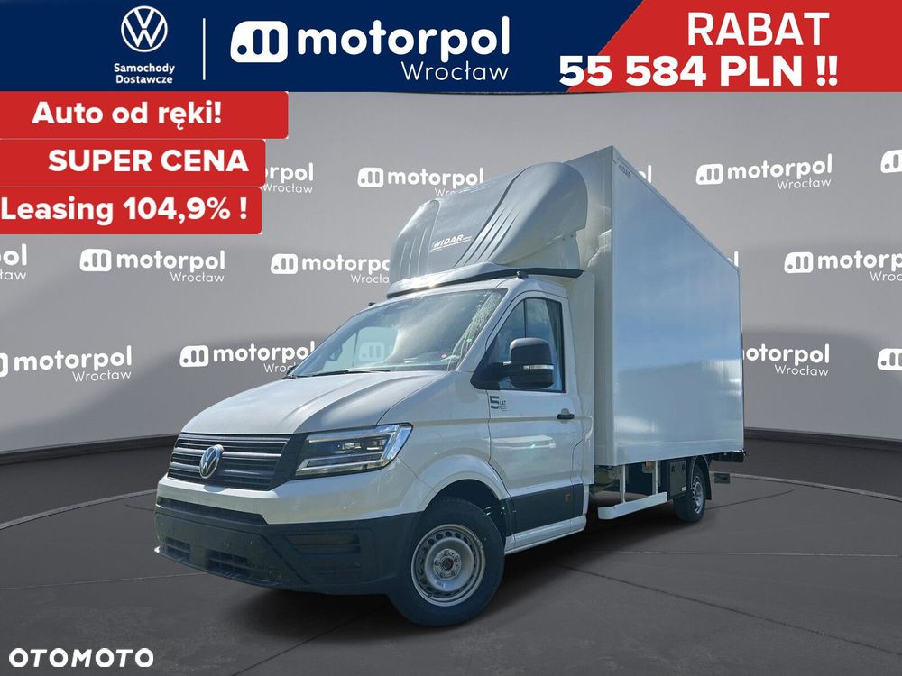 Volkswagen Crafter KONTENER MEBLOWY+WINDA/35 Podwozie z pojedynczą kabiną 2,0 l 163 KM manual r. o.: 4490 mm - 2
