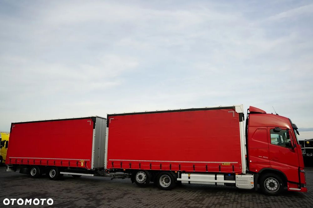 Volvo FH 460 / ZESTAW TANDEM / 120 M3 / PRZEJAZDOWY / I-SAVE / KLIMA POSTOJOWA / OŚ PODNOSZONA SKRĘTNA / WIELTON / PLANDEKA ZBROJONA - 9