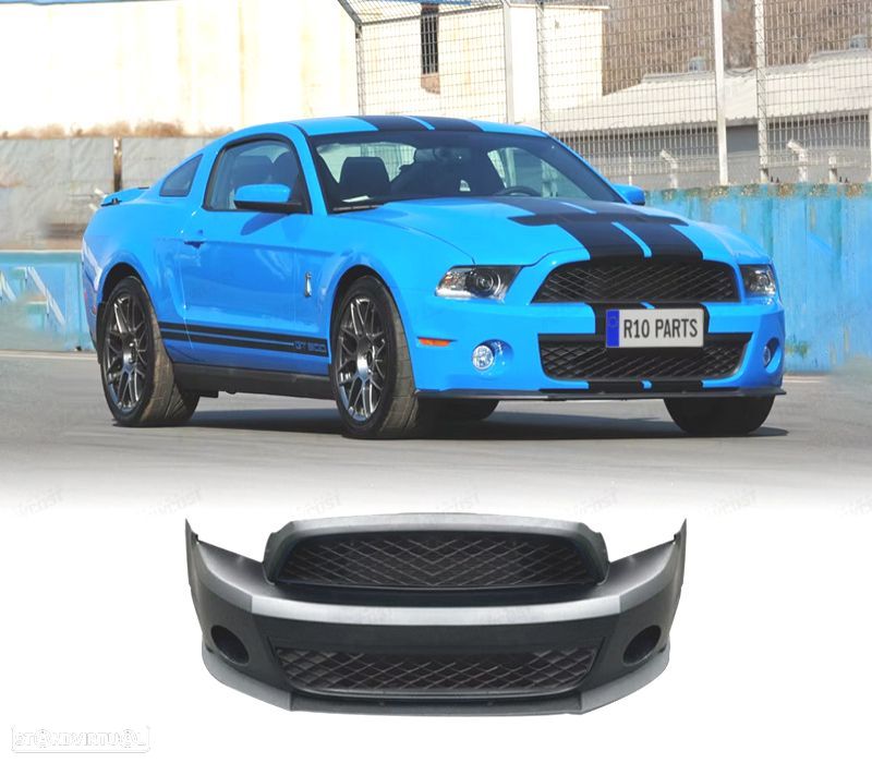 PARA-CHOQUES FRONTAL FORD MUSTANG V6 GT 10-14 LOOK GT500 - 1