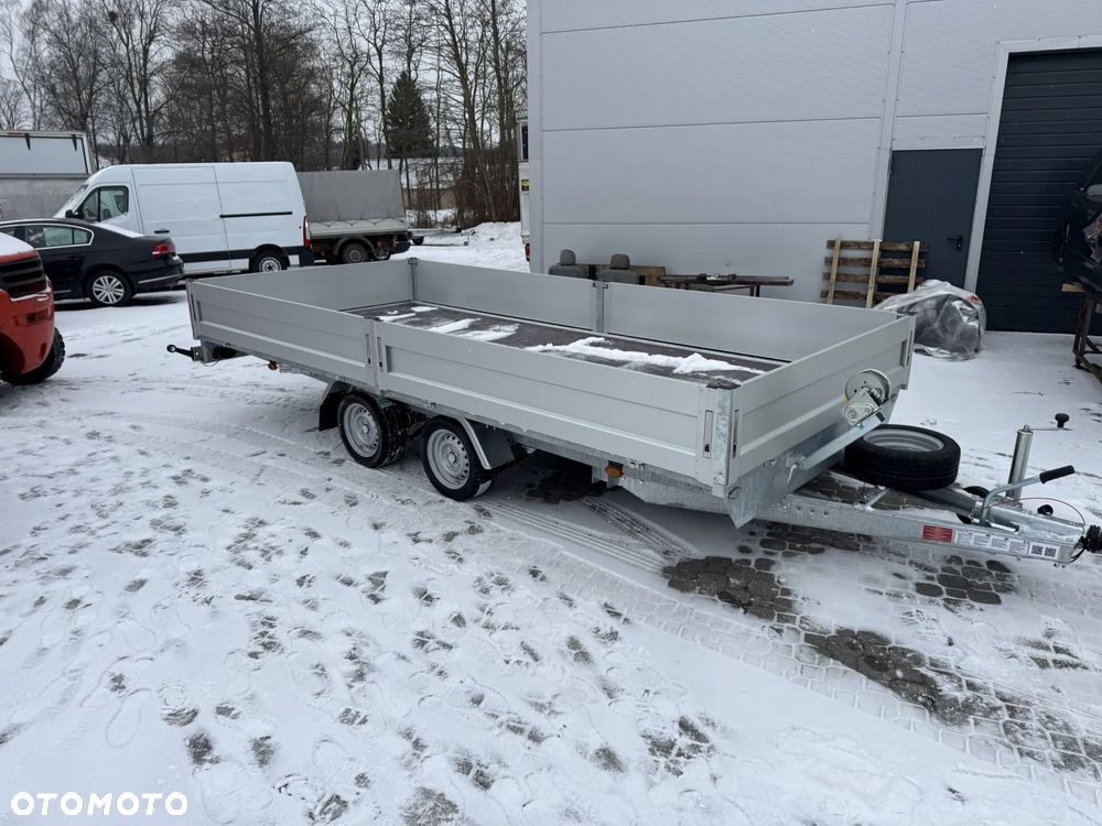 Niewiadów płaska platforma burty najazdy Atlas 2700kg nowa FV 23% - 15