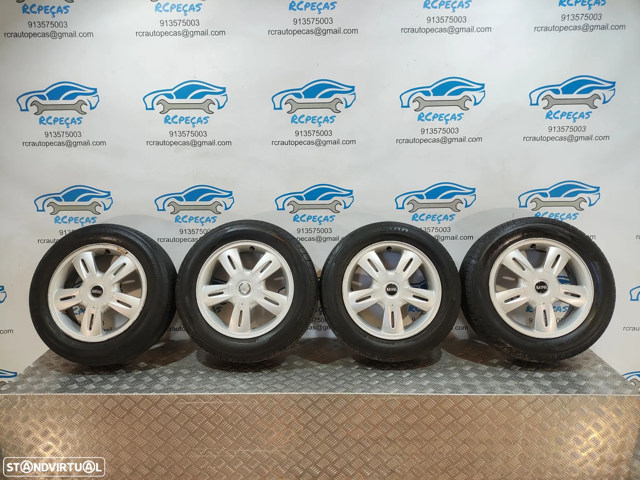 - Conjunto Jantes 15 Mini 5,5J ET45 4X100 6763295 - 1