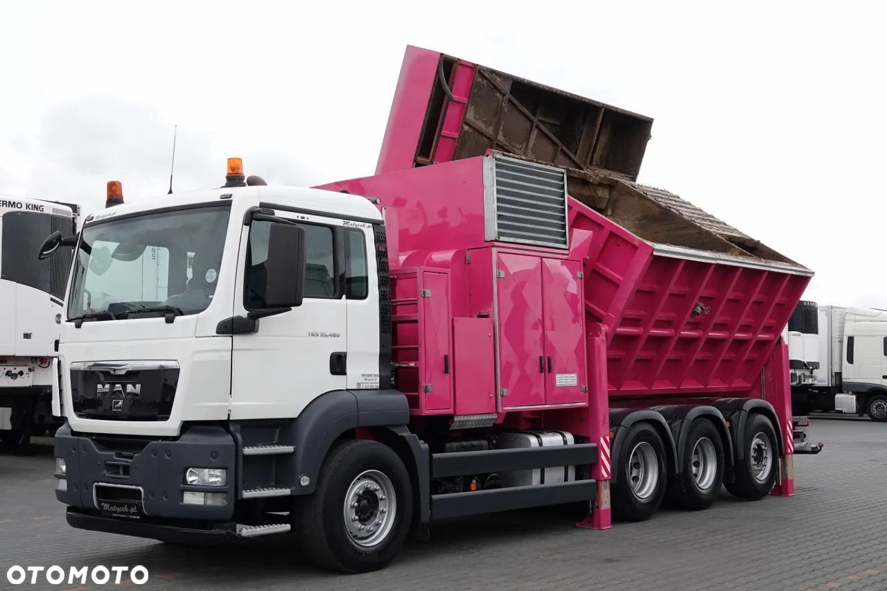 MAN TGS 35.480 / 8X4 / ASENIZACYJNY / ŁADOWARKA PRÓŻNIOWA / WUKO / MTS SAUGBAGGER /   STEROWANIE RADIOWE / - 1