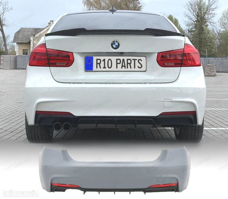 PARA-CHOQUES TRASEIRO BMW F30 LOOK M PERFORMANCE - 1