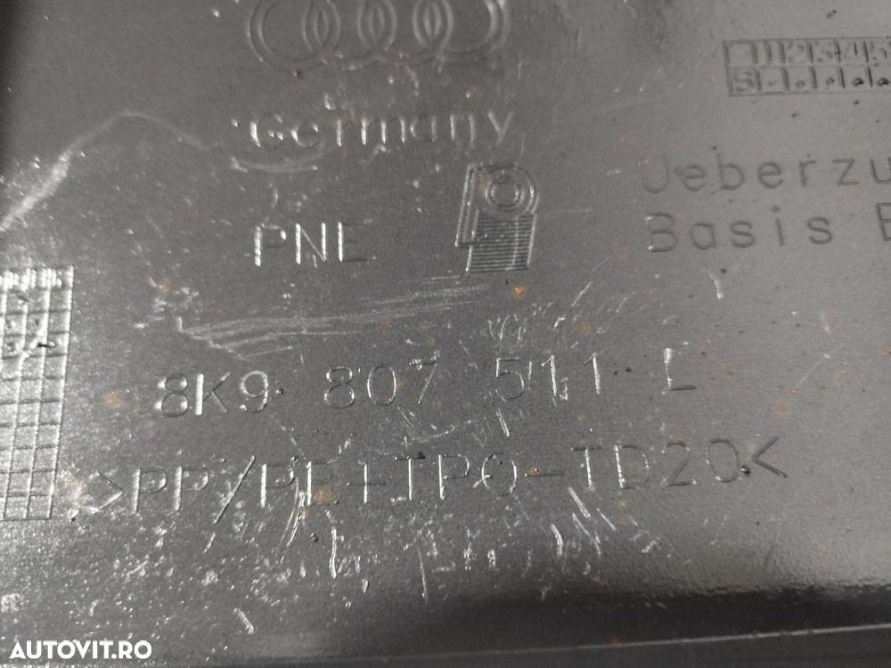 Bara spate Audi A4, B8 facelift, 2012, 2013, 2014, 2015, cod origine OE 8K9807511L. 10614 - 13