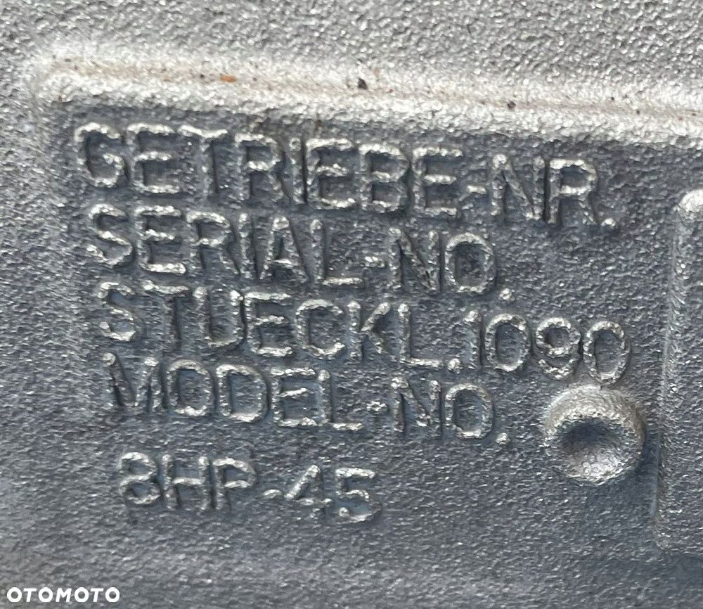 BMW SKRZYNIA BIEGÓW 8HP45 N47 N47D20C F20 F21 F22 F31 F34 F36 116KM 143KM - 6