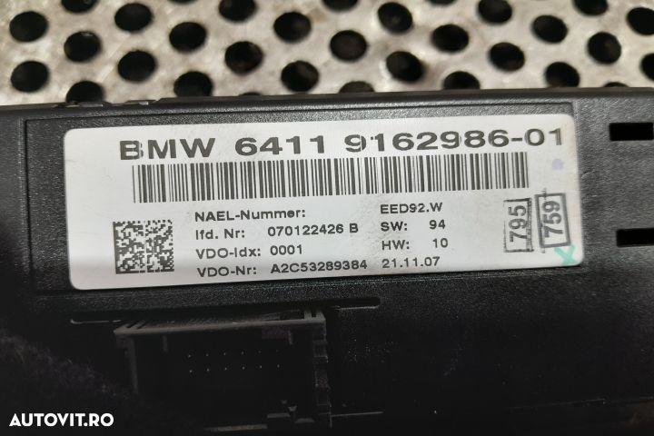 Comanda AC 9162986 9162986 BMW Seria 1 E81/E82/E87/E88 [facelift] [20 - 3