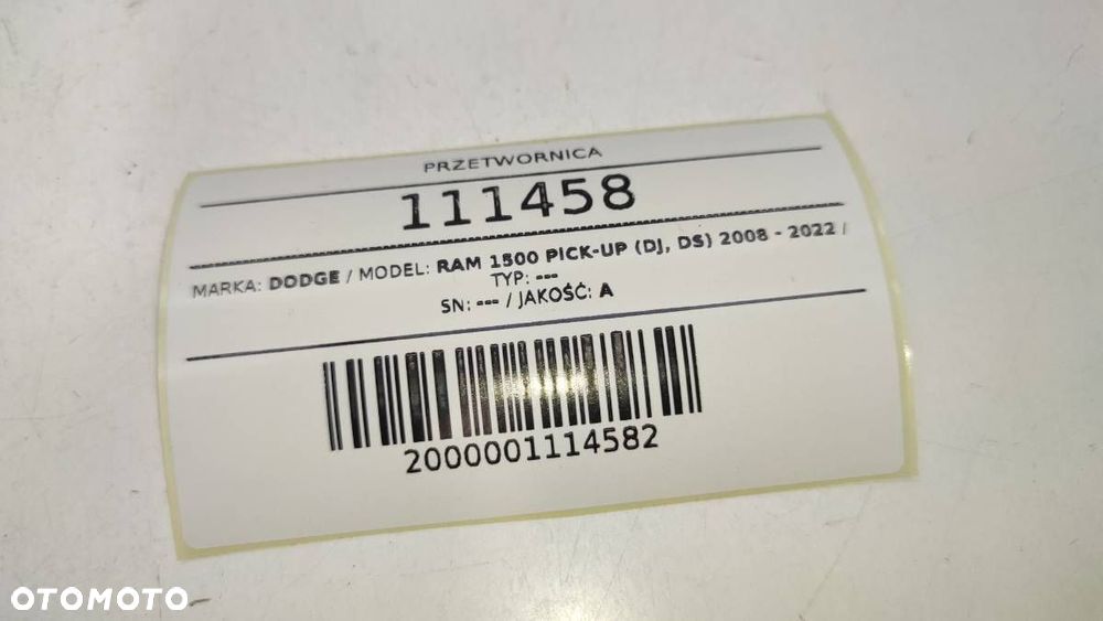 PRZETWORNICA MODUŁ LAMPY PRZÓD LED RAM 1500 2020 6002TZ0289 - 6