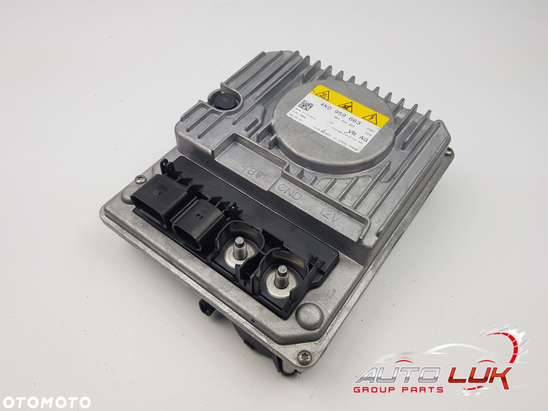 NOWY ORYGINALNY Moduł Konwerter Przetwornica napięcia Audi A4 A6 4K0959663 - 1