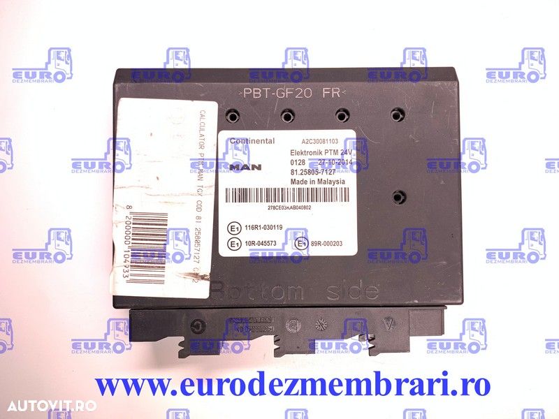 CALCULATOR PTM MAN TGX 81.25805.7127 - 1