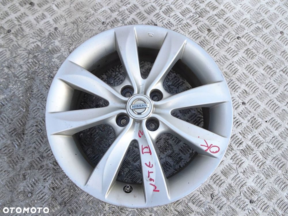 alufelga nissan note e12 16" 4x100 et 45 - 1