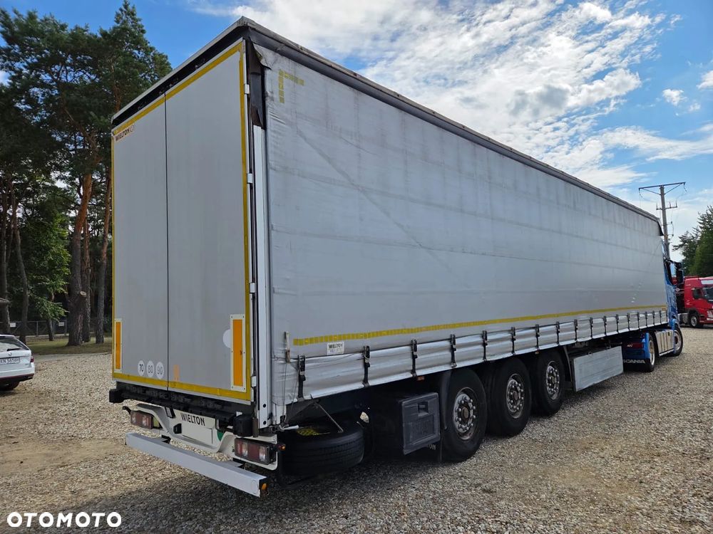 Wielton NS3 / FIRANKA / ZSUWANY DACH / PODNOSZONA OŚ / - 5