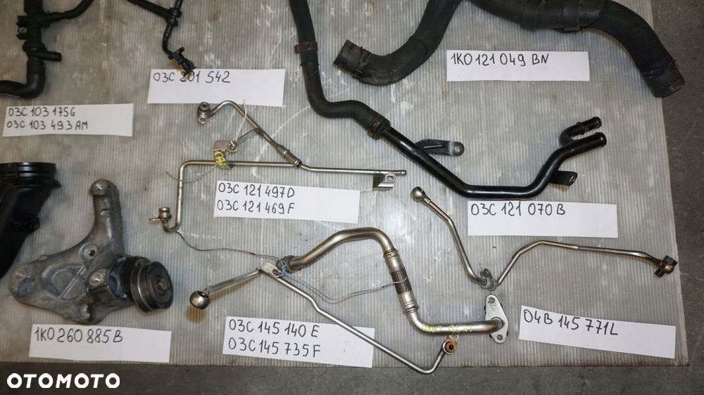 RURA WĄŻ WODY TURBINY VW GOLF V VI 1.4 TSI - 4