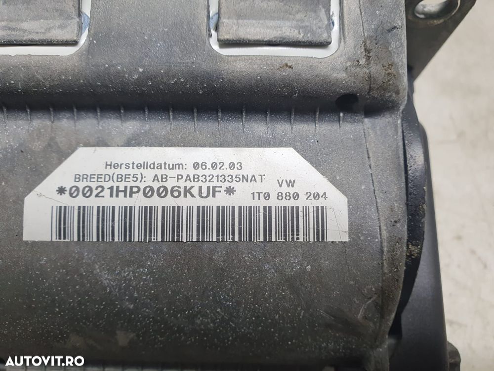 Airbag pasager 1t0880204 Volkswagen VW Touran 1 [2003 - 2006] 1.9 tdi - 3