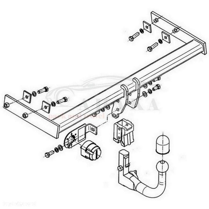 Hak Holowniczy Wypinany Automat Do Volvo V70 Kombi 2011-2016 - 5