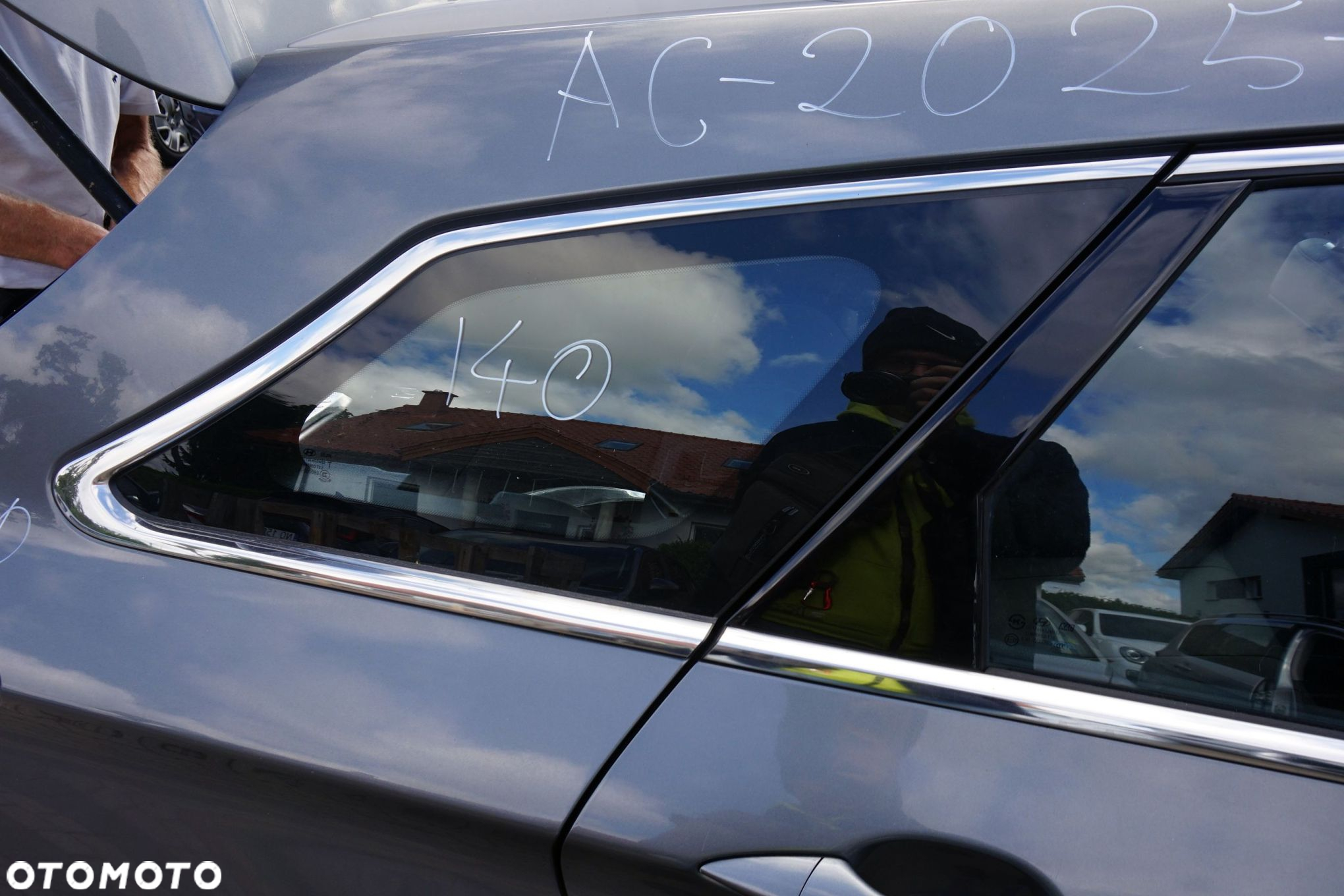 SZYBA KAROSERYJNA TYLNA PRAWA BOCZNA I40 VF KOMBI 87820-3Z000 HYUNDAI 2011-2014 - 3