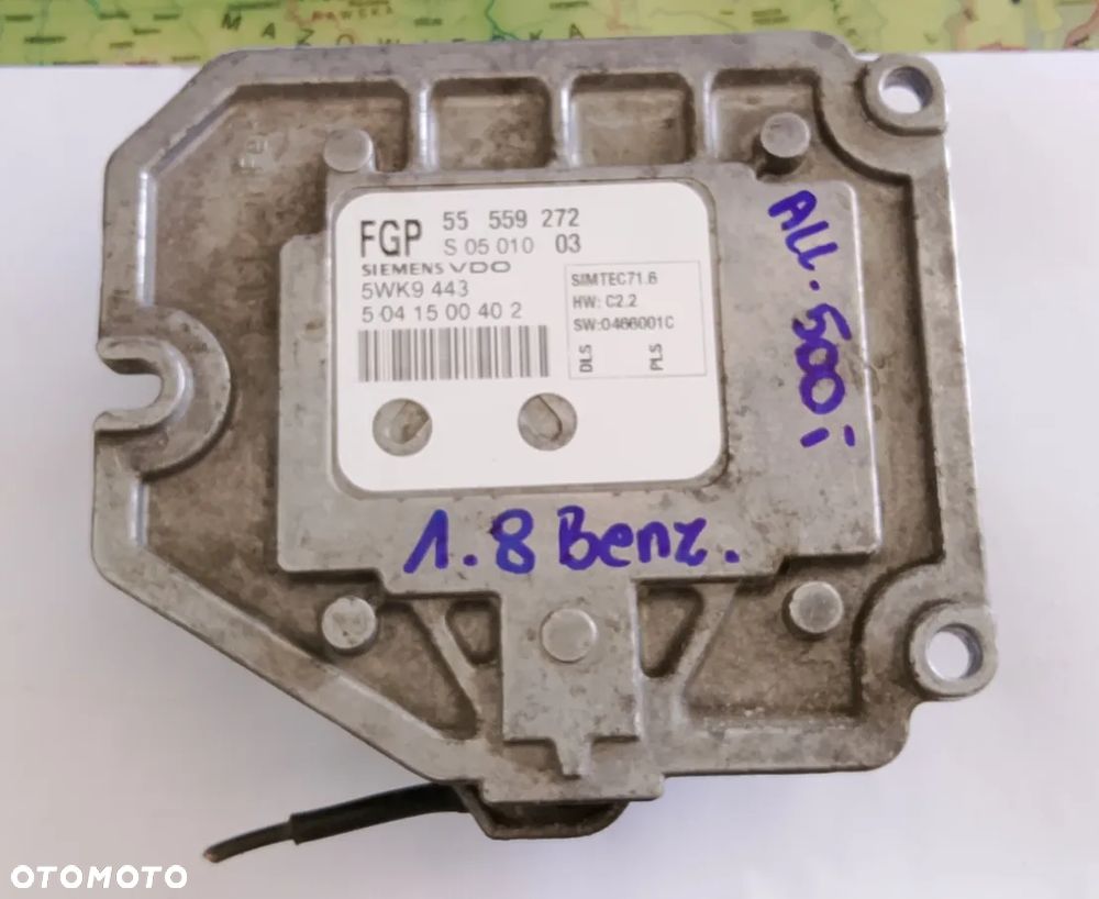 STEROWNIK SILNIKA OPEL 1.8 55559272 - 1