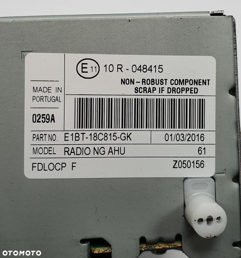 RADIO CD FORD FIESTA MK7 E1BT-18C815-GK - 3