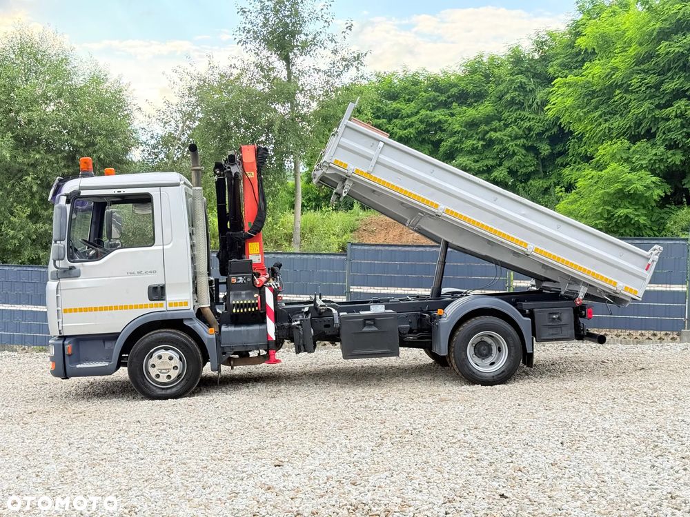 MAN MAN TGL 12-240 Kiper Wywrotka 4x2 Kran PALFINGER PK 12500 BARDZO DOBRY STAN - 23