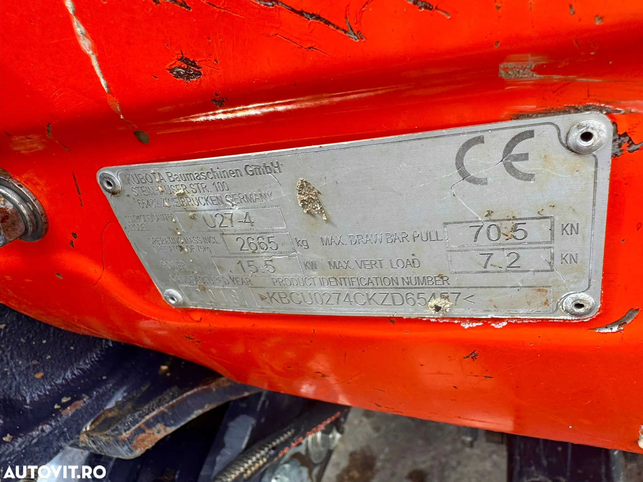 Kubota U27 - 8