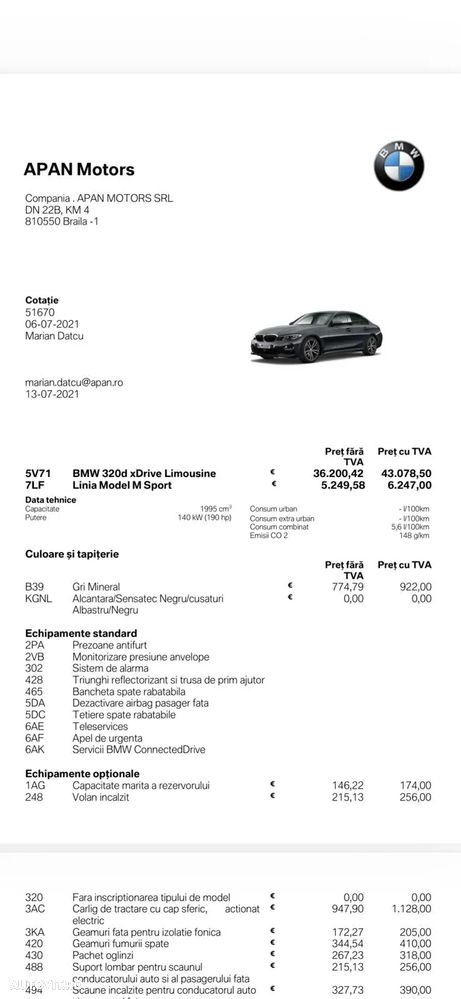BMW Seria 5 520d xDrive AT - 14