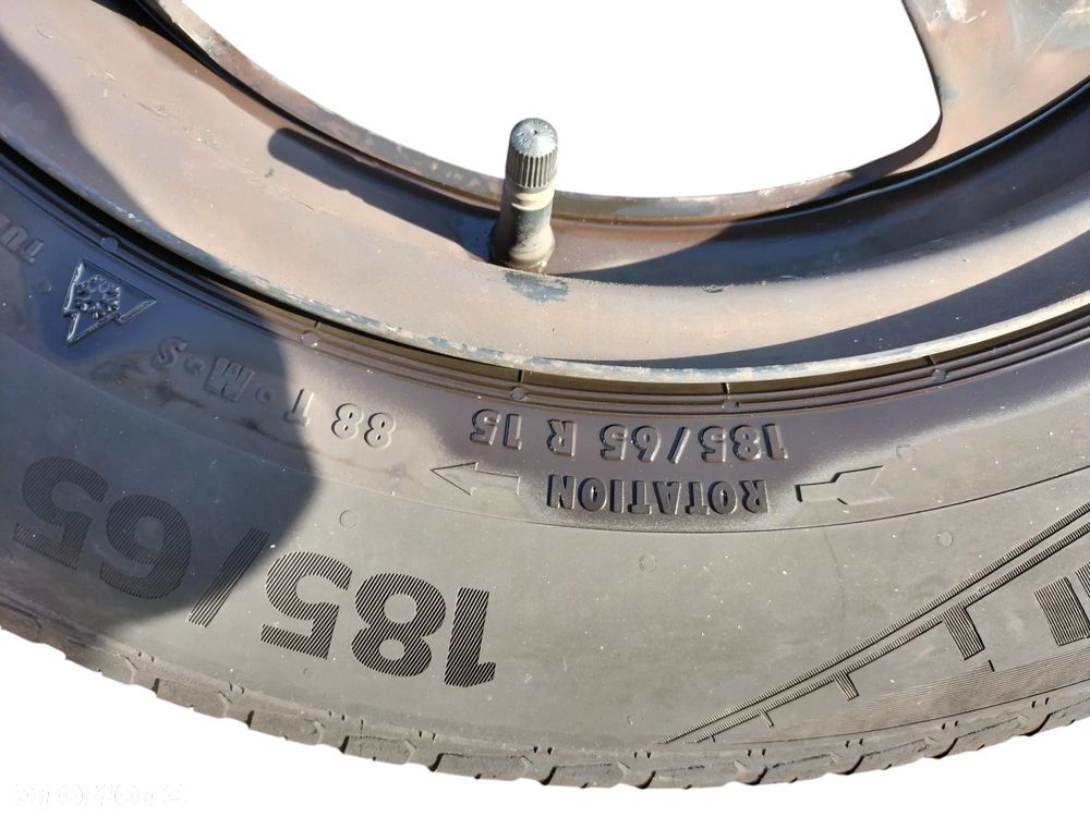 KOŁA  185/65/15 FELGI STRUKTURALNE OPEONY WIELOSEZONOWE OPEL CORSA E CONTINENTAL 2022r. - 5