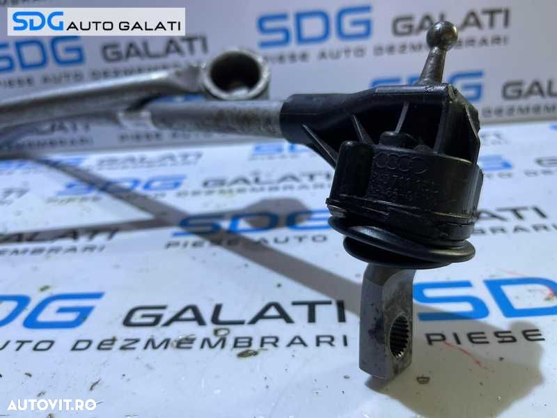 Ansamblu Maneta Schimbator Viteze Timonerie Tije Cutie Manuala 6 Trepte Audi A4 B8 2.0 TDI 2008 - 2015 Cod 8K0711271D 8K0711151B 8K0711025K [D0818] - 2