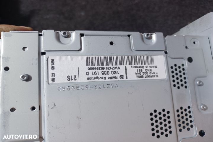 Radio cd 1K0035191D Volkswagen VW Golf 5 [2003 - 2009] Hatchback 5-us - 4