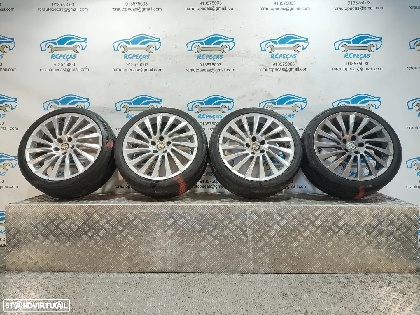 Jantes 18" Alfa Romeo - Giulietta - ORIGINAIS - 7,5J | ET41 | 5x110 - 18 Polegadas | 156093273 | Pneus | 25 40 18 | Jante - 2