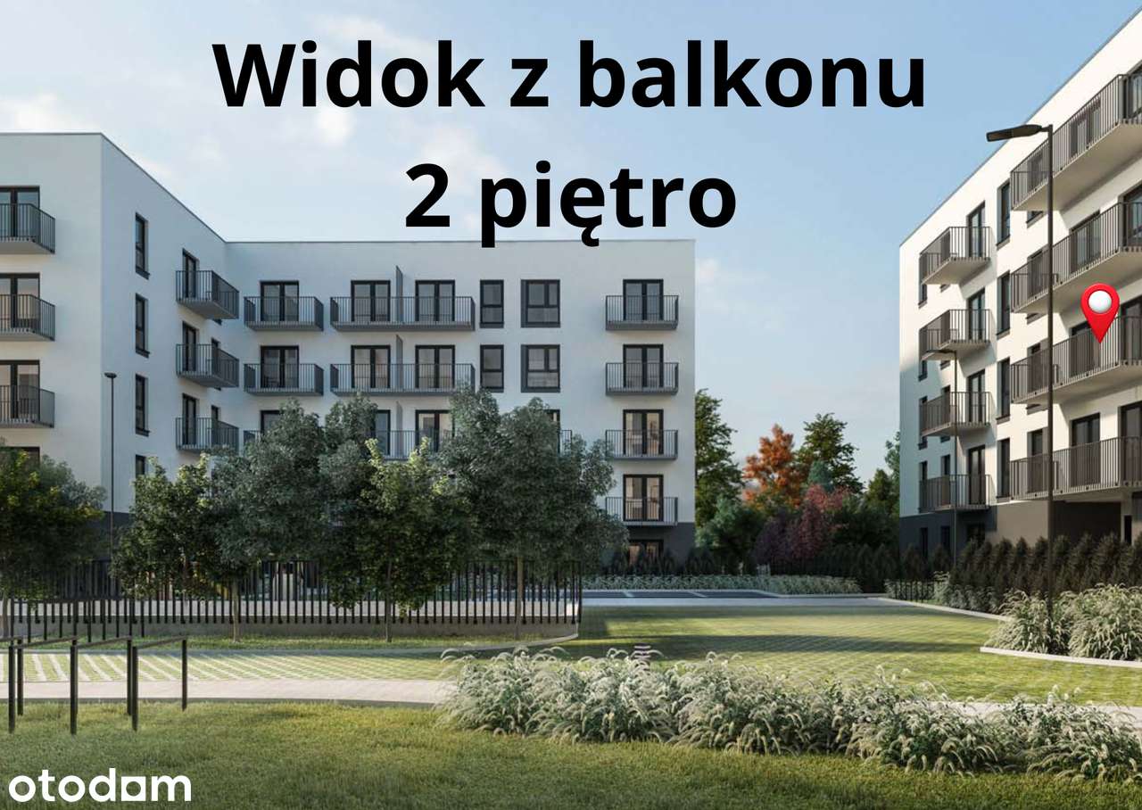Nowe 3 pokoje 46 m² | Garaż | Komórka 3 m² Balkon | Funkcjonalny układ