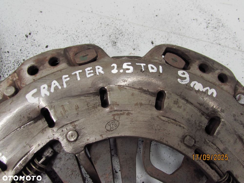 VW CRAFTER 2.5 TDI 09-11 SPRZEGLO KOLO DWUMASOWE TARCZA 9 mm DOCISK - 15