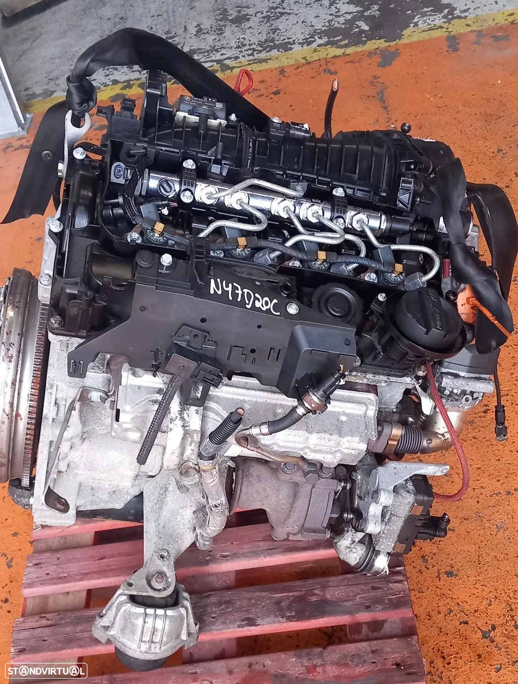 Motor BMW 320D/E90/E91/120D/F20/F21/F30/F31/520D F10/F11 2.0 184cv Ref: N47D20C - 4