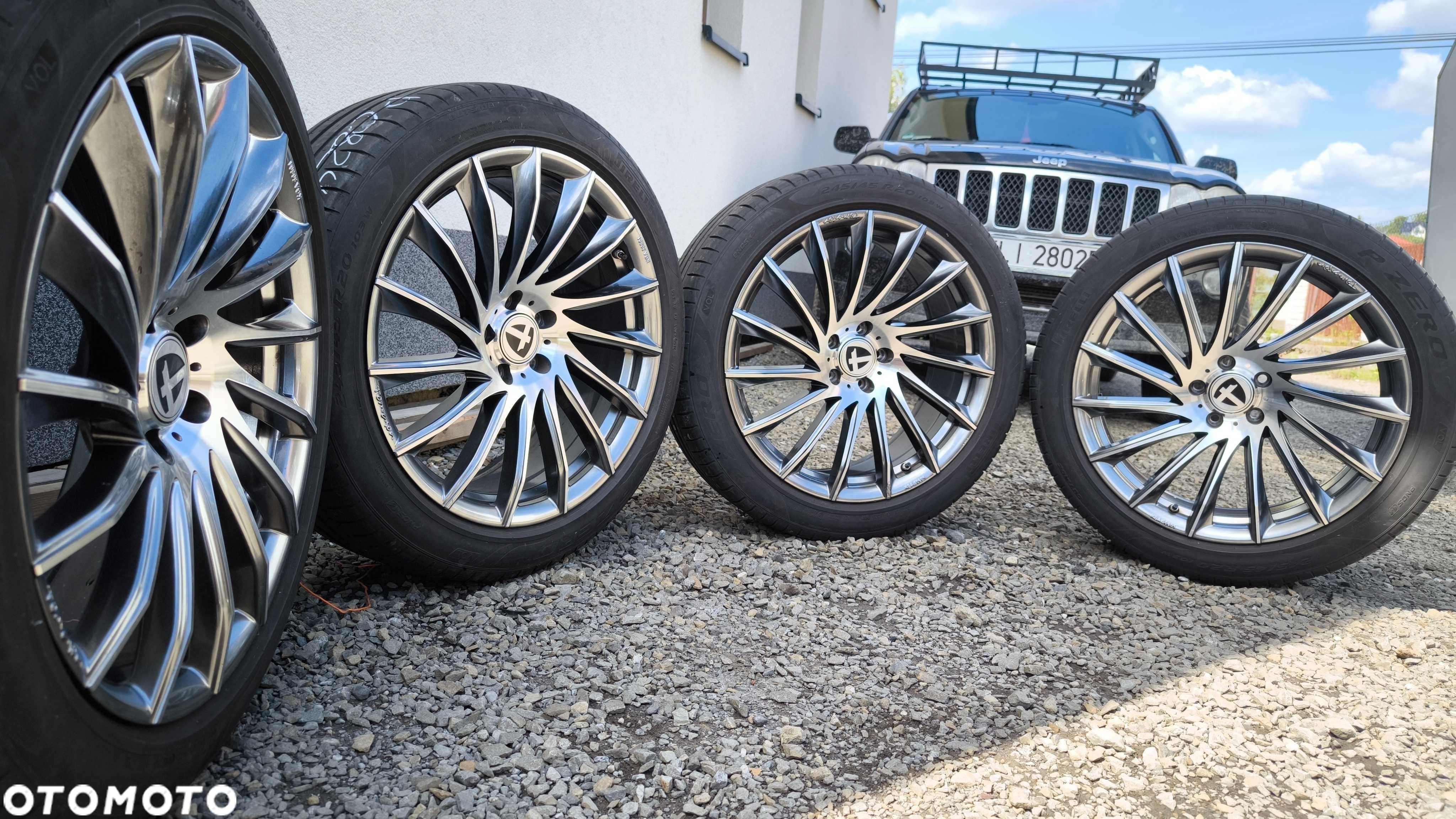 Koła 20 cali 5x114,3 ET40 Opony 245/45 Mazda Toyota Nissan HYUNDAI KIA - 1