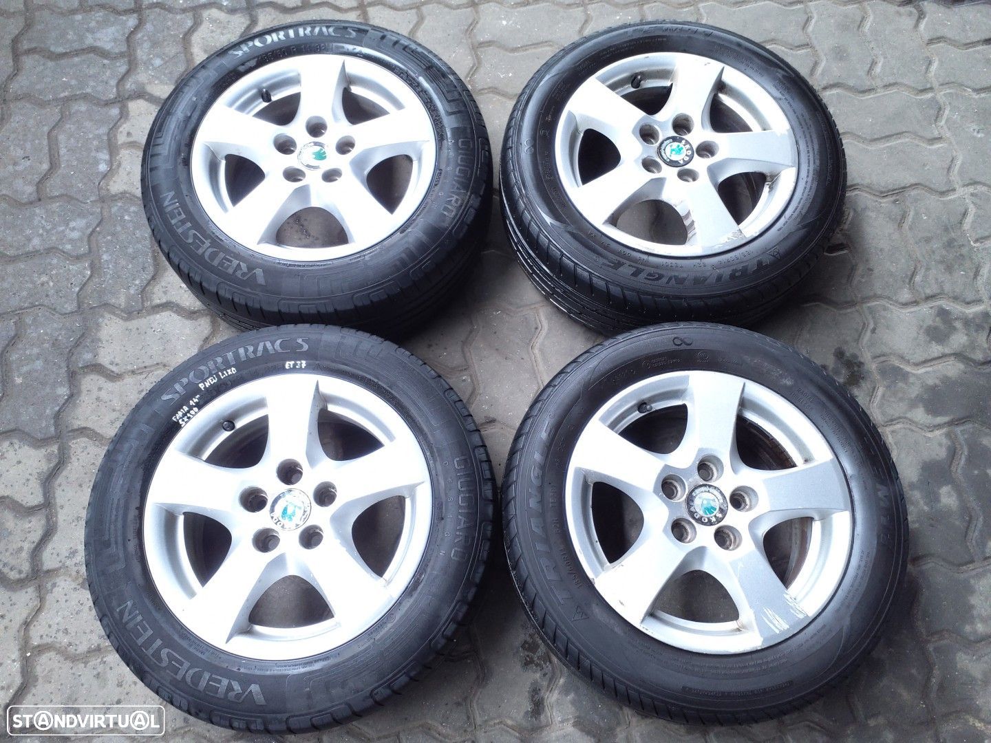 Jantes SKODA FABIA R14 furação 5x100 - 1