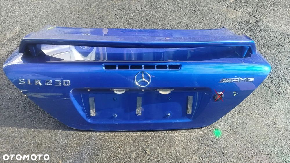 MERCEDES SLK R170 96R- KLAPA BAGAŻNIKA TYŁ TYLNA 352 + LOTKA IRMSCHER - 1