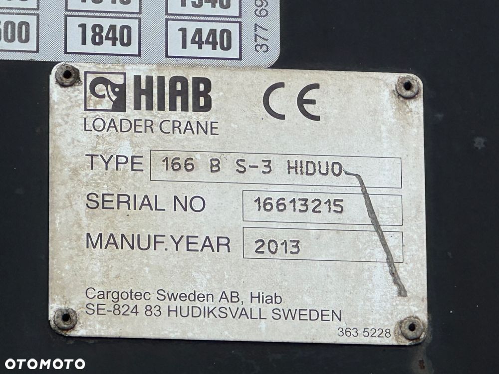 Mercedes-Benz ACTROS 2636 6x4 żuraw dżwig HIAB XS166 HIDUO - 21