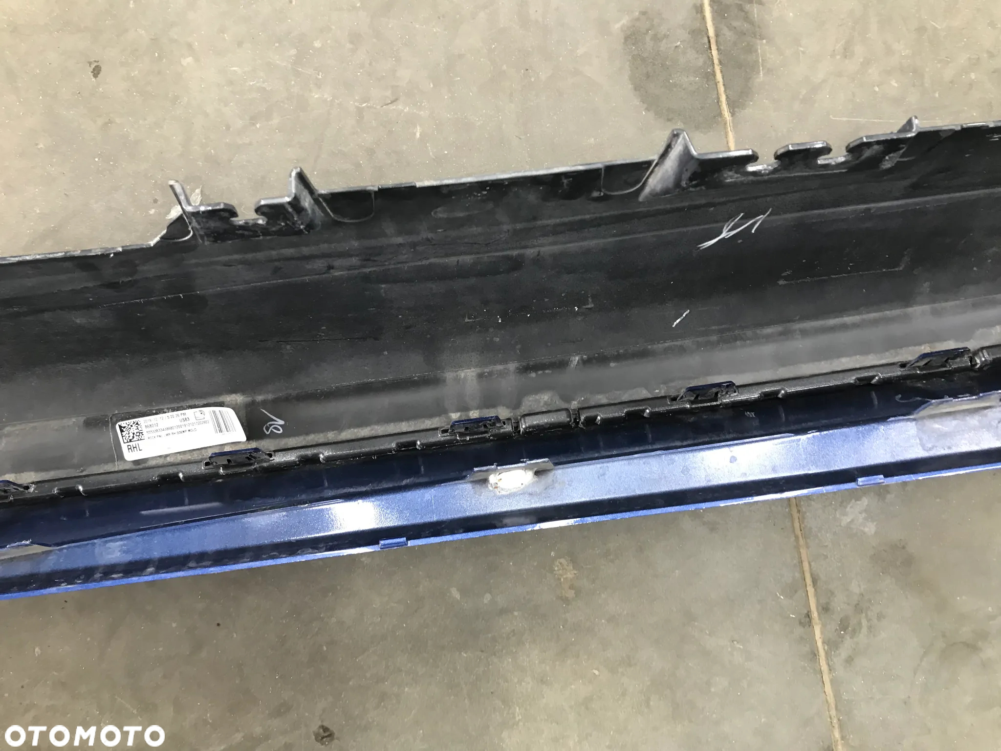 Nakładka progu BMW x6 G06 m-pakiet 19- prawa listwa progowa + ślizg KOMPLET 868012 868011 - 21