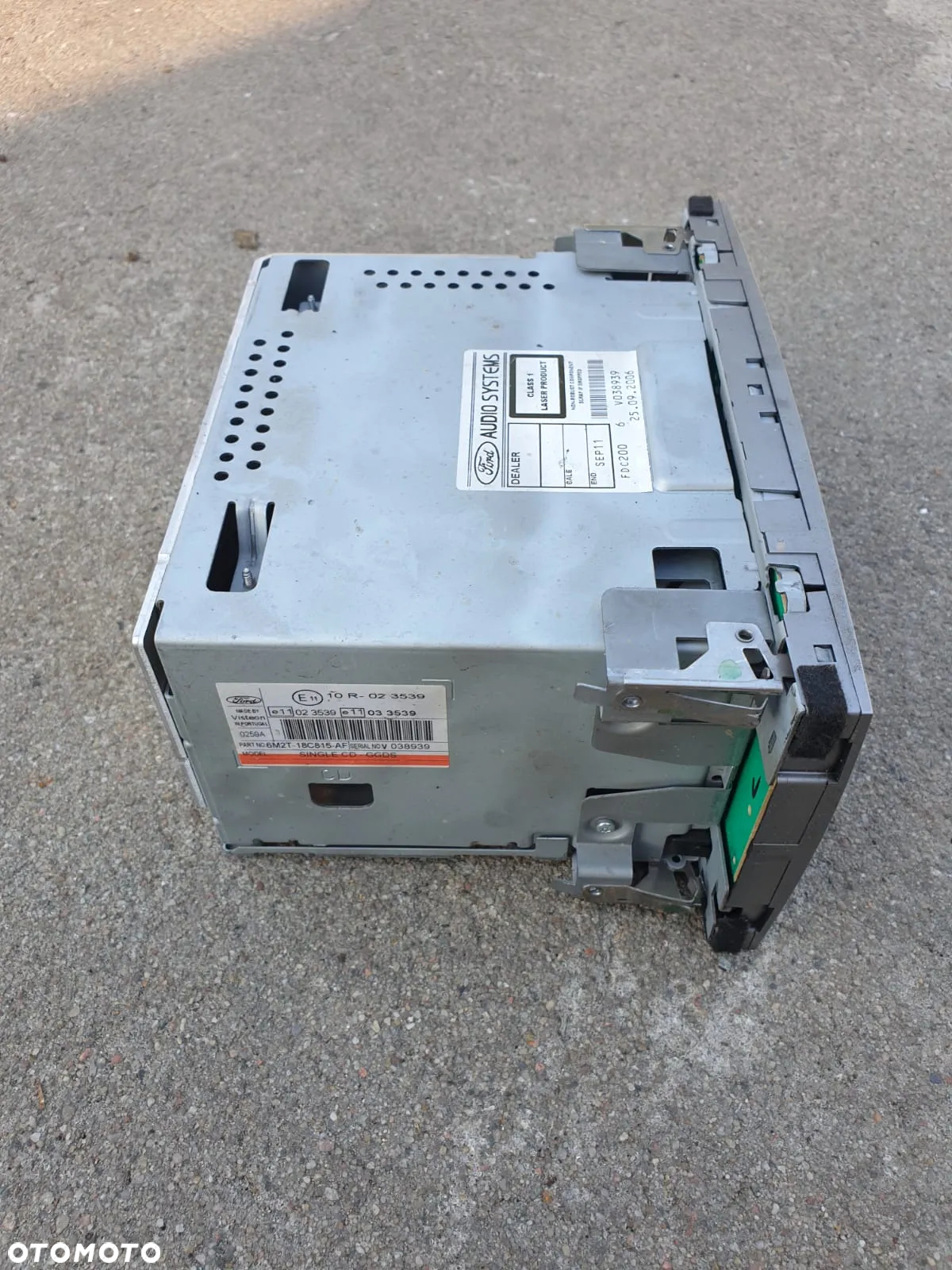 Radio Radioodtwarzacz CD MP3 Ford S-Max MK1 6M2T-18C815-AF - 4