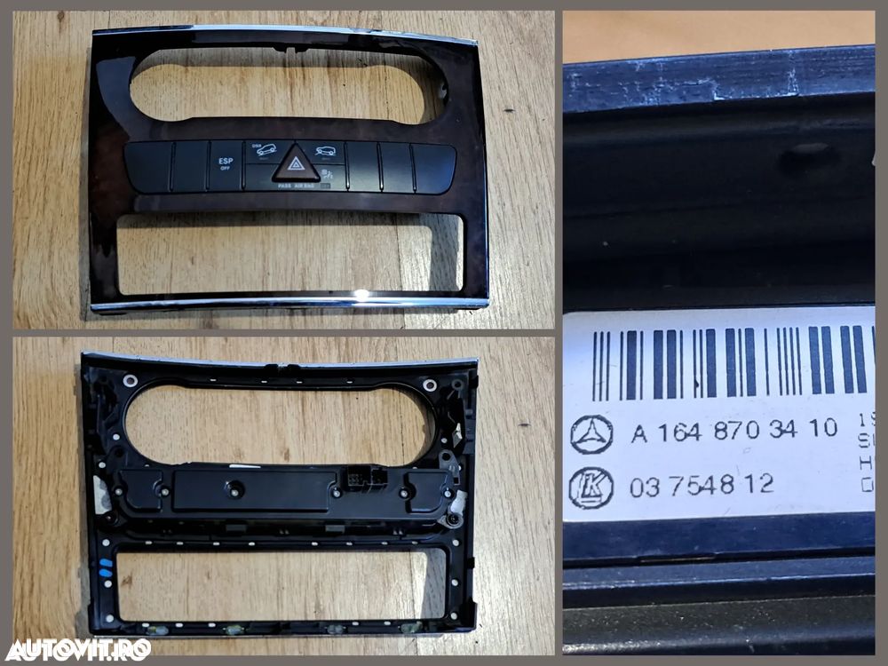 Mercedes SZL Panglica volan Panou butoane avarii ESP DSR Bloc lumini Panou butoane umplere Calculator confort Camera nigt vision Senzor parcare Capac carlig bara Broasca incuietoare haion W221 W164 W169 W245 W205 W253 W251 W216 W447 - 3