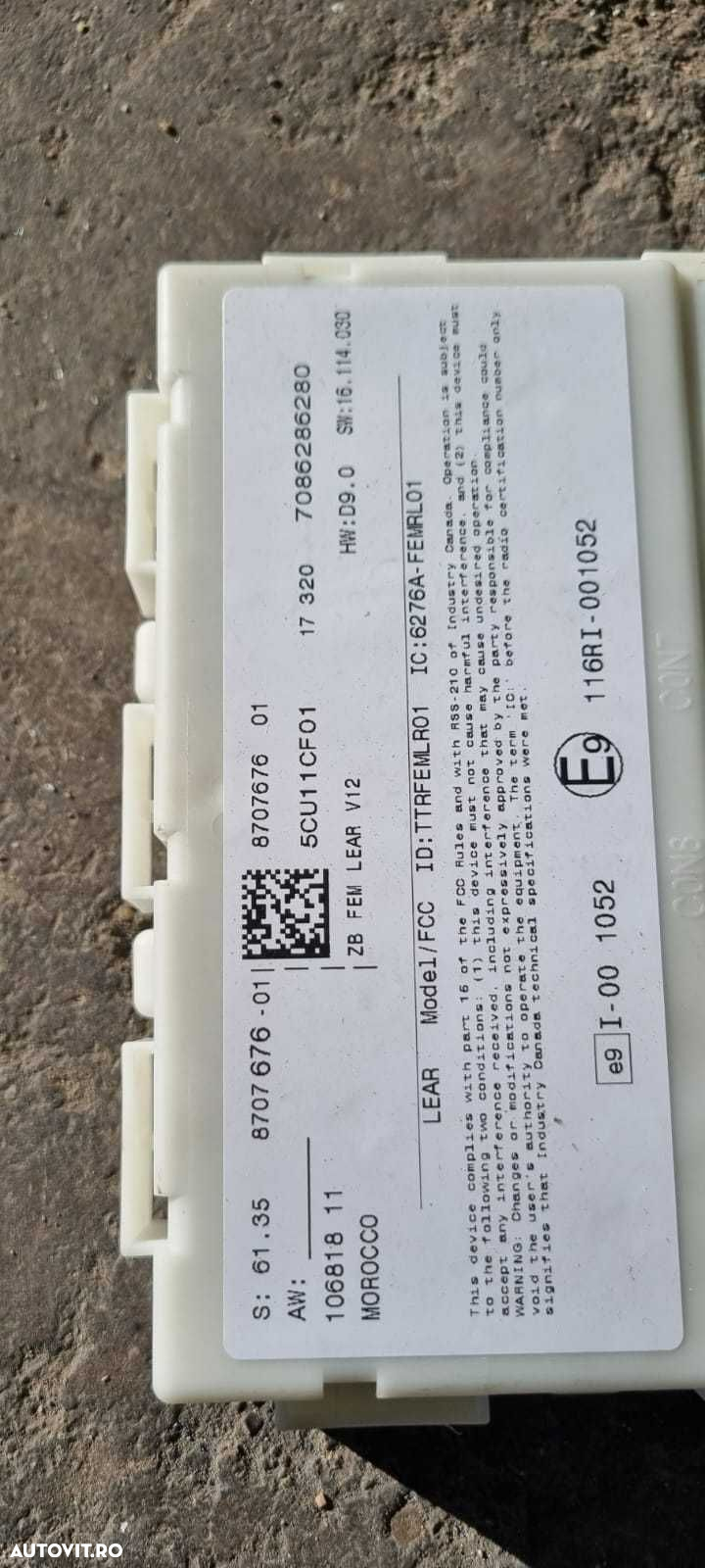 Kit pornire ecu calculator fem BMW seria 4 F36 B58 440i automat - 2