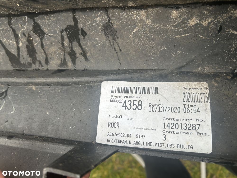 MERCEDES GLE AMG W167 W 167 próg listwa nakładka progowa PRAWA LEWA 197 ORG - 3