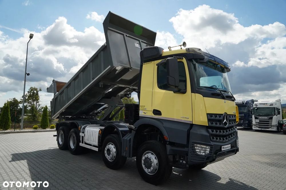 Mercedes-Benz AROCS 4148 / 8x6 / WYWROTKA DWUSTRONNA / HYDROBURTA / HYDROKLAPA / 2016 / SPROWADZONY - 8