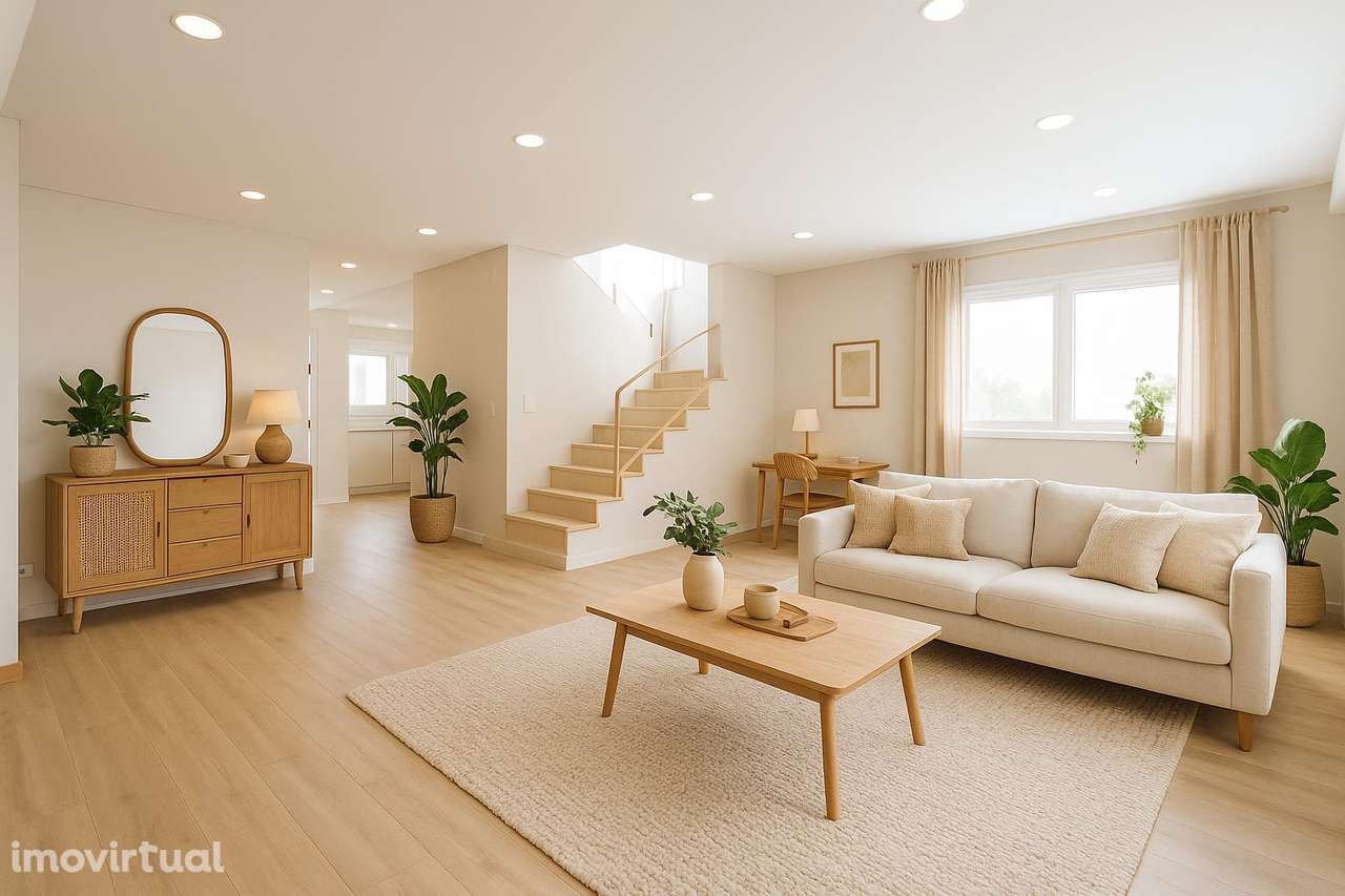 Moradia T3 em Famões: Luz, Espaço e Conforto com Jardim e Estacionamen - Grande imagem: 3/35